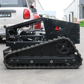 Pásová sekačka Hybridní robot na sekání trávy dokáže řídit sekačku na trávu n...